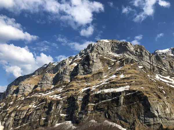 Marwees Alpesi Csúcs Alpstein Hegységben Appenzellerland Régióban Appenzell Innerrhoden Kantonban — Stock Fotó