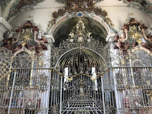 Basílica San Ulrico Basílica San Ulrico Iglesia Católica Kreuzlingen Interior —  Fotos de Stock