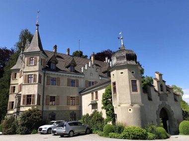 Seeburg Kalesi veya Schloss Seeburg Kreuzlingen - Thurgau Kantonu, İsviçre