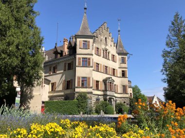 Seeburg Kalesi veya Schloss Seeburg Kreuzlingen - Thurgau Kantonu, İsviçre