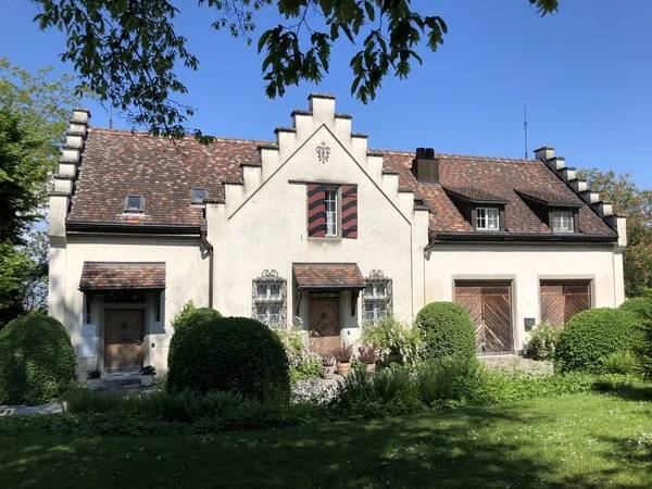 Park Und Arboretum Seeburgpark Kreuzlingen Kanton Thurgau Schweiz — Stockfoto