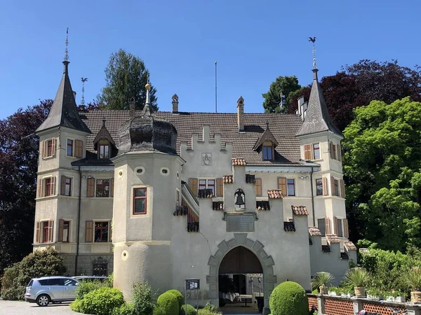 Castelo Seeburg Schloss Seeburg Kreuzlingen Cantão Thurgau Suíça — Fotografia de Stock