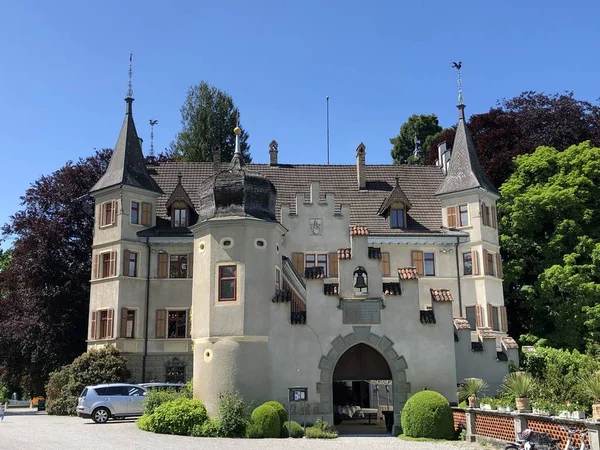 Castelo Seeburg Schloss Seeburg Kreuzlingen Cantão Thurgau Suíça — Fotografia de Stock