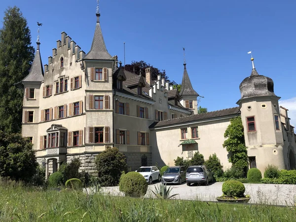 Castelo Seeburg Schloss Seeburg Kreuzlingen Cantão Thurgau Suíça — Fotografia de Stock