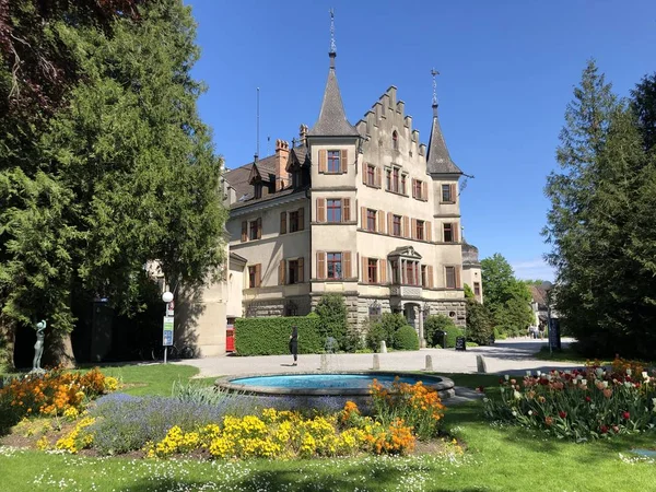 Castelo Seeburg Schloss Seeburg Kreuzlingen Cantão Thurgau Suíça — Fotografia de Stock