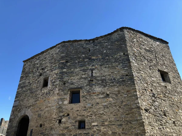 Kasteel Montebello Castello Montebello Burg Montebello Kastelen Van Bellinzona Kanton — Stockfoto