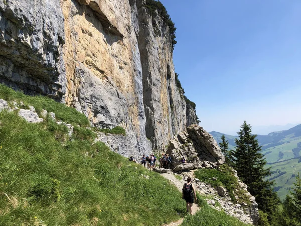 Hiking and walking trails on the Ebenalp Mountain and in the Appenzellerland Tourist Region - Canton of Appenzell Innerrhoden (AI), Switzerland