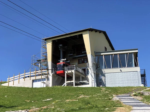 Wasserauen Ebenalp Teleférico Die Luftseilbahn Wasserauen Ebenalp Região Appenzellerland Cantão — Fotografia de Stock