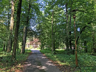 Draskovic kale parkı veya Park oko dvorca Blahimir ili Perivoj Dvorca Draskovic - Bozjakovina, Hırvatistan veya Bozjakovina, Hrvatska