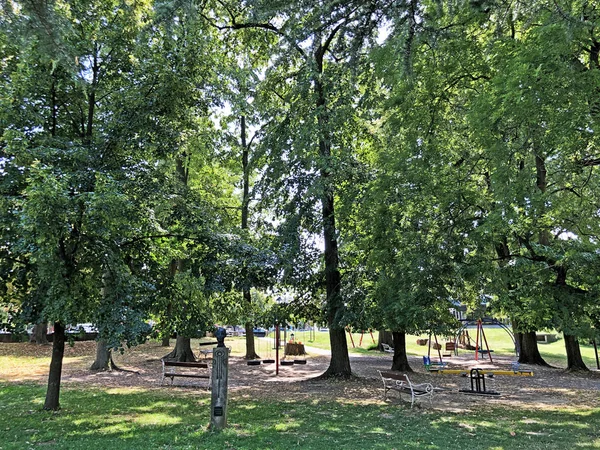 Pejacevic Kalesi veya Perivoj dvorca Pejacevic ili Nasicki gradski park Parkı - Nasice, Hırvatistan