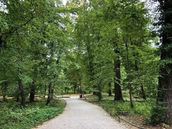 Πάρκο Maksimir Πάρκο Maksimir Der Maksimir Park Maksimirski Perivoj Πάρκο — Φωτογραφία Αρχείου