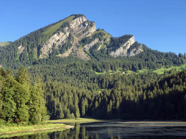 Barensoolspitz Baerensoolspitz Über Dem Oberseetal Und Dem Obersee Nafels Näfels — Stockfoto