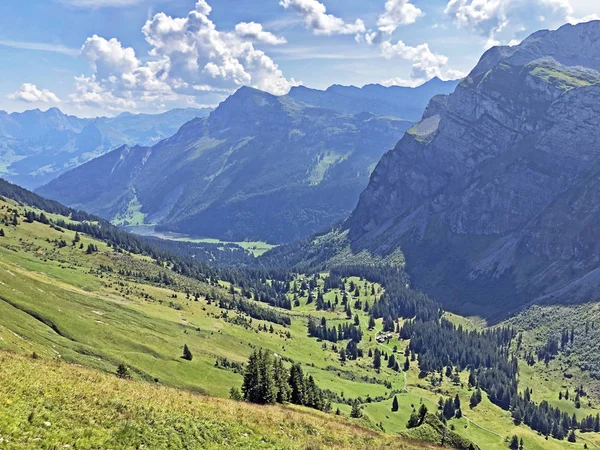 Brunnelistock Bruennelistock Montanha Vale Oberseetal Região Turística Glarnerland Nafels Naefels — Fotografia de Stock