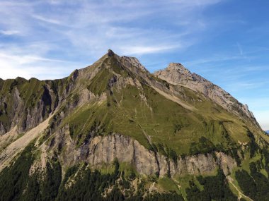 Turner, Diethelm ve Wyss Rossli Dağları Wagital vadisi (Waegital) ve alp Gölü Wagitalersee (Waegitalersee), Innerthal - Schwyz, İsviçre Kton üzerinde