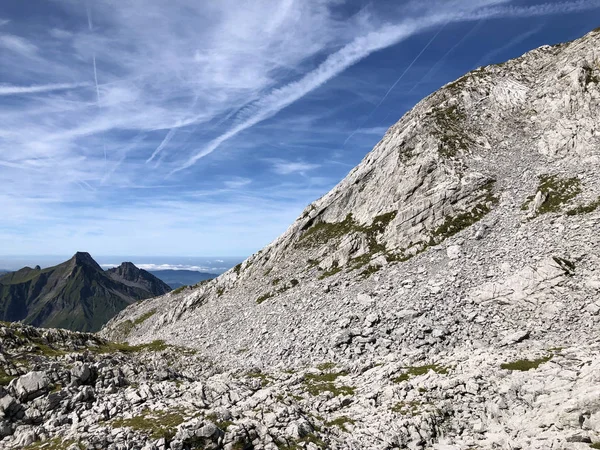 Pietre Rocce Del Massiccio Delle Alpi Glarona Nella Regione Turistica — Foto Stock