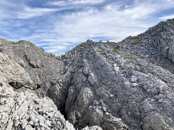 Piedras Rocas Del Macizo Montañoso Los Alpes Glarus Región Turística — Foto de Stock