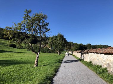 Gatter 'daki Katolik Manastırı (Aziz Mary) veya Katolische Kapuzinernenkloster Notkersegg, St. Maria vom Guten Rat - St. Gallen, İsviçre