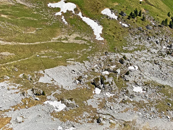 Rocks Stones Swiss Mountain Range Pilatus Emmental Alps Alpnach Canton — Stock Photo, Image