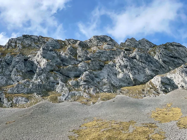 Felsen Und Steine Schweizer Pilatus Und Den Emmentaler Alpen Alpnach — Stockfoto