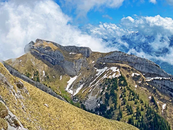Alpentop Van Matthorn Zwitserse Bergketen Pilatus Emmentale Alpen Alpnach Kanton — Stockfoto