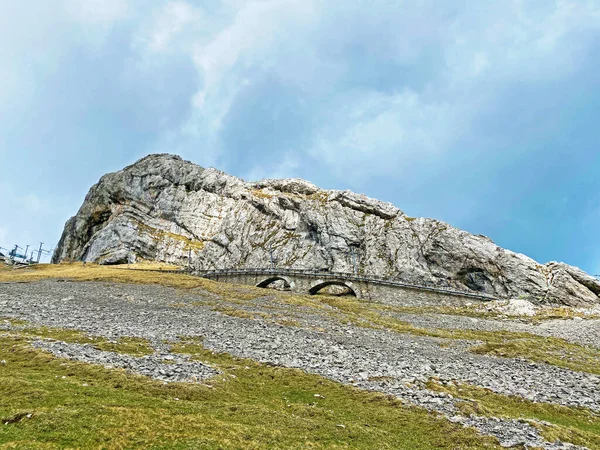 Esel Hegycsúcsa Svájci Pilatus Hegységben Emmental Alpokban Alpnach Obwalden Kanton — Stock Fotó