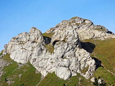 İsviçre 'nin Pilatus sıradağlarında ve Emmental Alplerde, Alpnach - Obwalden Kantonu, İsviçre (Kanton Obwalden, Schweiz)