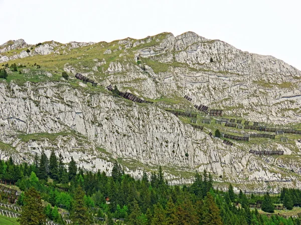 Vârful Alpin Matthorn Din Lanțul Muntos Elvețian Pilatus Din Alpii — Fotografie, imagine de stoc