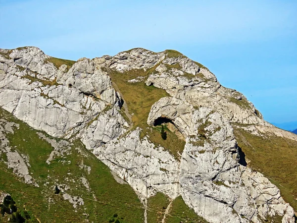 Rocas Piedras Cordillera Suiza Pilato Los Alpes Emmentales Alpnach Cantón — Foto de Stock