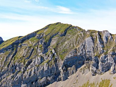İsviçre 'nin Pilatus dağ sırasındaki Tomlishorn tepesinde ve Emmental Alpler' de, Alpnach - Obwalden Kantonu, İsviçre (Kanton Obwalden, Schweiz)