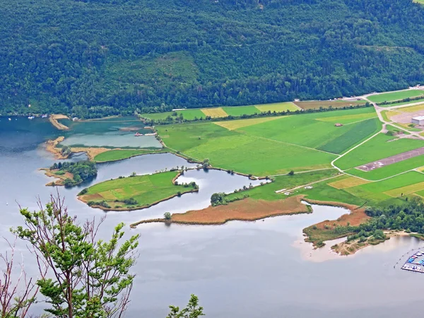 The Eichiried Alpnach nature reserve and the wetland area along Lake Alpnachersee, Alpnachstad - Canton of Obwalden, Switzerland (Kanton Obwalden, Schweiz)