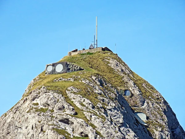 Alpine Peak Esel Swiss Mountain Range Pilatus Emmental Alps Alpnach — Fotografia de Stock