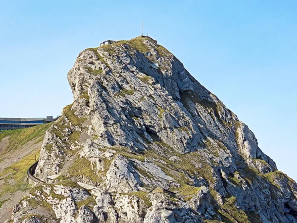 Alpine Peak Esel Swiss Mountain Range Pilatus Emmental Alps Alpnach — Fotografia de Stock