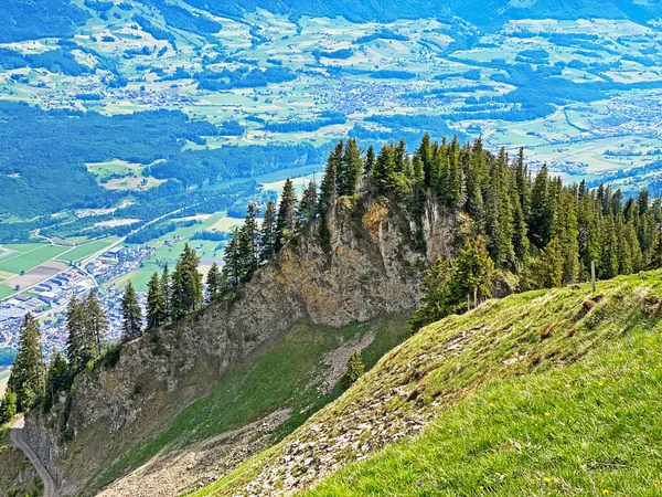Collina Alpina Hoernli Hornli Nella Catena Montuosa Svizzera Del Pilato — Foto Stock
