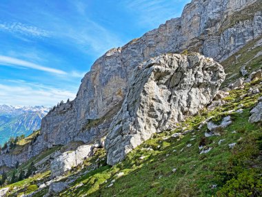 İsviçre 'nin Pilatus sıradağlarında ve Emmental Alplerde, Alpnach - Obwalden Kantonu, İsviçre (Kanton Obwalden, Schweiz)