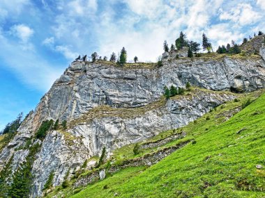 İsviçre 'nin Pilatus sıradağlarında ve Emmental Alplerde, Alpnach - Obwalden Kantonu, İsviçre (Kanton Obwalden, Schweiz)