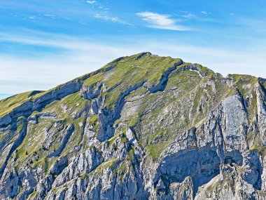 İsviçre 'nin Pilatus dağ sırasındaki Tomlishorn tepesinde ve Emmental Alpler' de, Alpnach - Obwalden Kantonu, İsviçre (Kanton Obwalden, Schweiz)