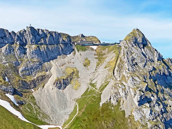 Sviçre Nin Pilatus Dağlarındaki Oberhaupt Esel Tepelerinde Emmental Alpler Alpnach — Stok fotoğraf