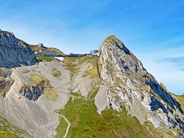 Sviçre Nin Pilatus Dağlarındaki Oberhaupt Esel Tepelerinde Emmental Alpler Alpnach — Stok fotoğraf