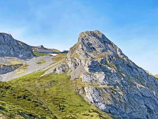 Esel Hegycsúcsa Svájci Pilatus Hegységben Emmental Alpokban Alpnach Obwalden Kanton — Stock Fotó