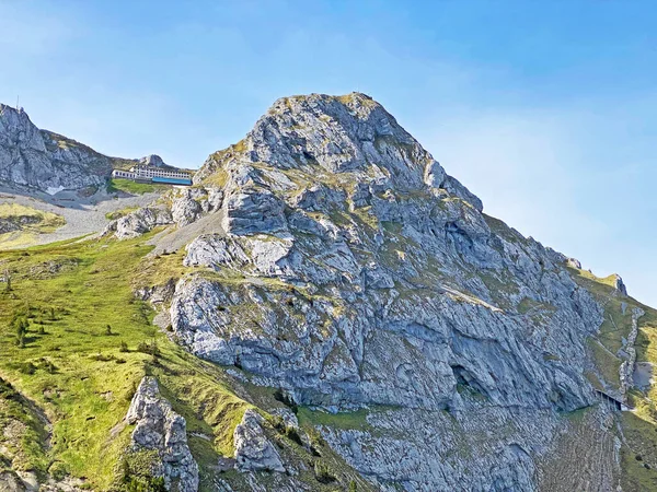 Sviçre Nin Pilatus Emmental Alpleri Nde Esel Dağı Nın Zirvesi — Stok fotoğraf