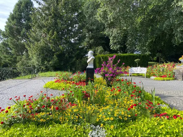 Storhertig Friedrich Terrace Eller Grossherzog Friedrich Terrasse Historisches Wasserreservoar Blomsterön — Stockfoto