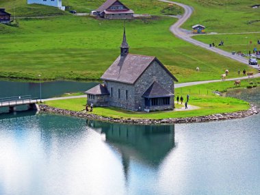 Melchsee Chapel, Melchsee-Kapelle, Frutt-Kapelle veya Kapelle am Melchsee, Melchtal - Obwald Kantonu, İsviçre (Kanton Obwalden, Schweiz)