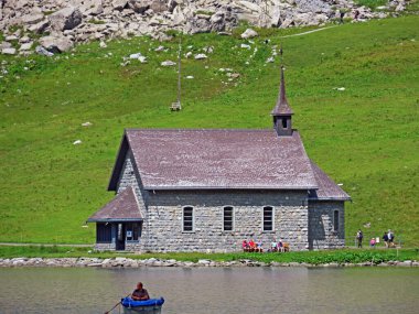 Melchsee Chapel, Melchsee-Kapelle, Frutt-Kapelle veya Kapelle am Melchsee, Melchtal - Obwald Kantonu, İsviçre (Kanton Obwalden, Schweiz)