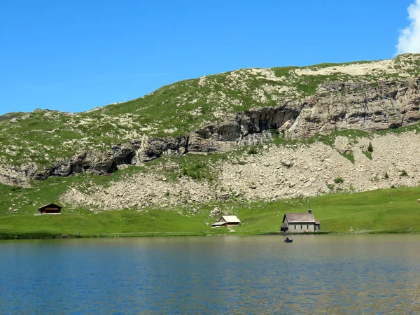 Melchsee Chapel Melchsee Kapelle Frutt Kapelle Atau Kapelle Melchsee Melchtal — Stok Foto