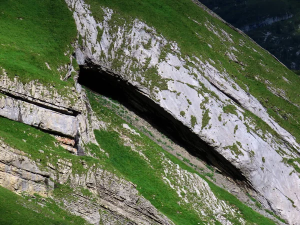 Rocks Stones Swiss Uri Alps Mountain Massif Melchtal Canton Obwald — Stock Photo, Image
