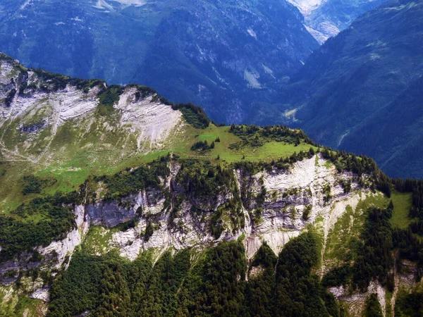 Rocas Piedras Los Alpes Uri Suizos Macizo Montaña Melchtal Cantón — Foto de Stock
