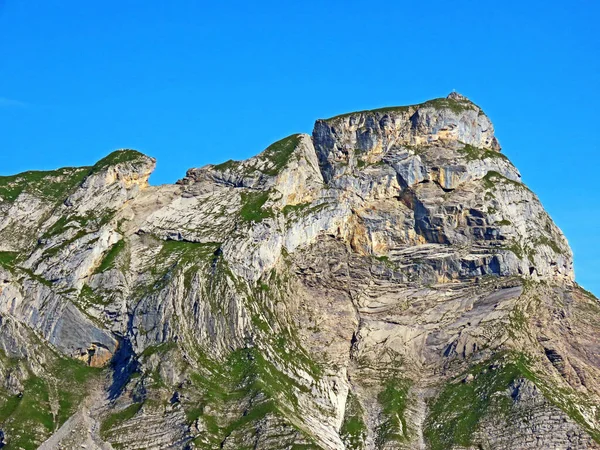 Альпійські Вершини Chli Haupt Murmelchopf Haupt Bruenighaupt Brunighaupt Uri Alps — стокове фото