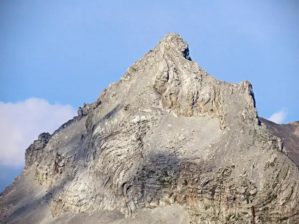 Engstlensee Trebensee 사이에 알프스 산봉우리 알프스 Uri Alps Mountain Massif — 스톡 사진