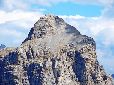 Gaentel, Gantel ve Gadmertal vadileri ve Uri Alpleri dağ kitlesi, Engelberg - Obwald Kantonu, İsviçre (Kanton Obwalden, Schweiz)