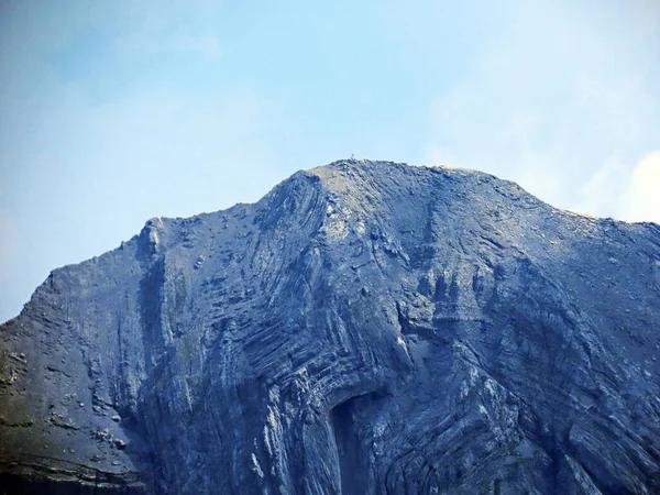 Picos Alpinos Rochosos Suíços Cordilheira Dos Alpes Uri Engelberg Cantão — Fotografia de Stock